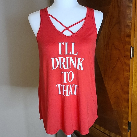 Grayson Threads Tops - Red Tank Top